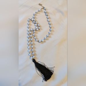 Baublebar beaded tassel necklace